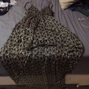 High low Aztec dress